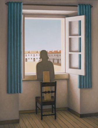 Menina &agrave; janela