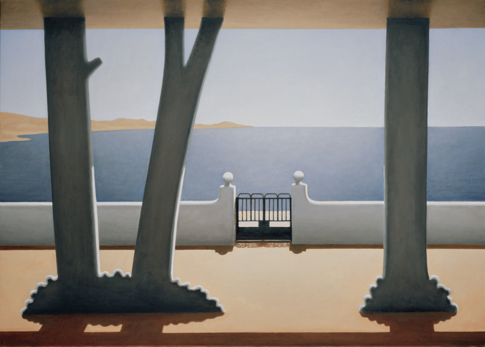 Terra&ccedil;o sobre o mar