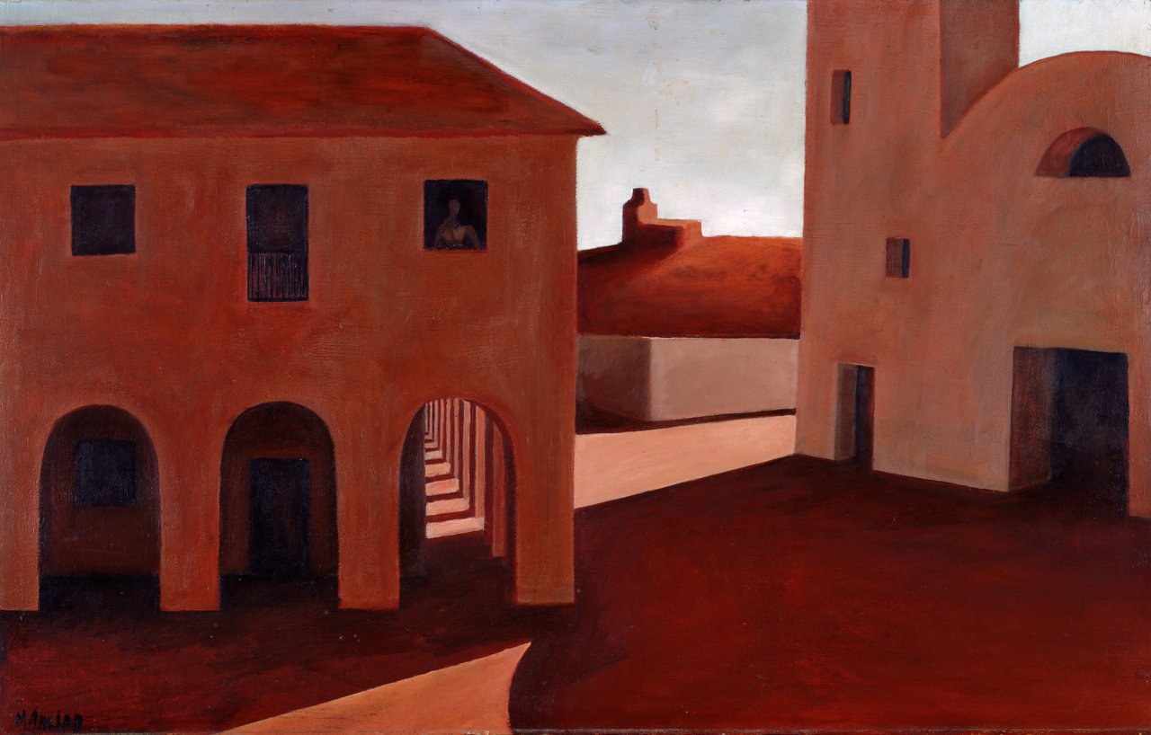 Square with Church (Study)