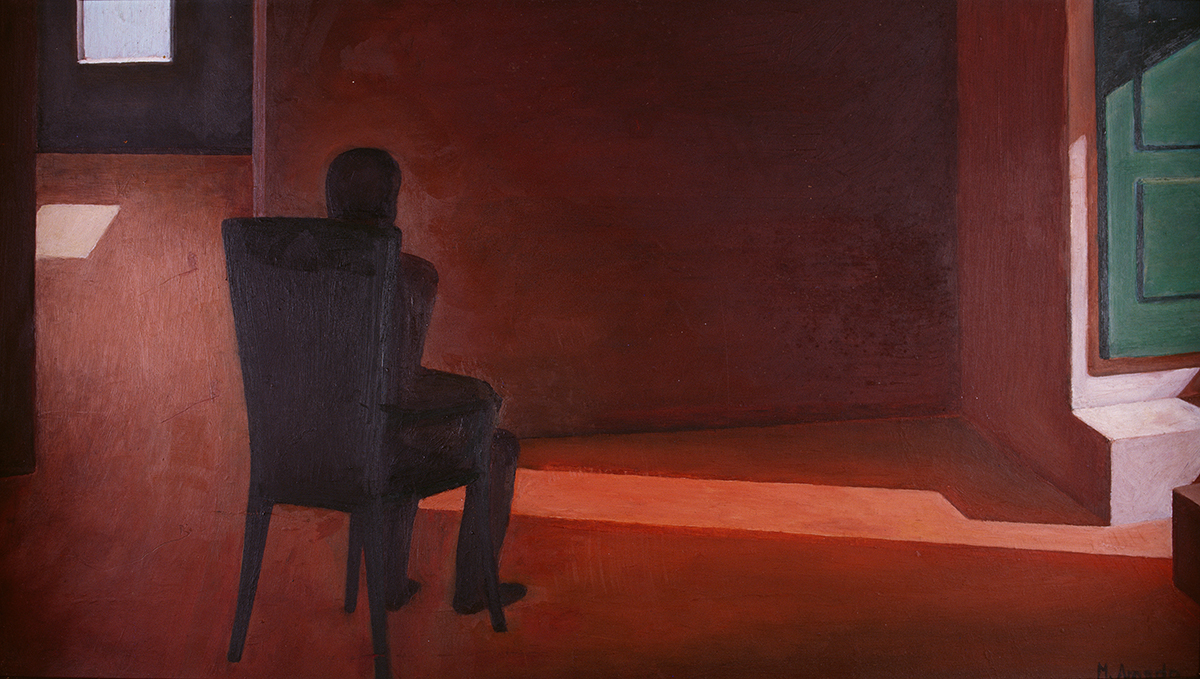 Sitting Man Seen From Behind (My Father Seen From Behind)