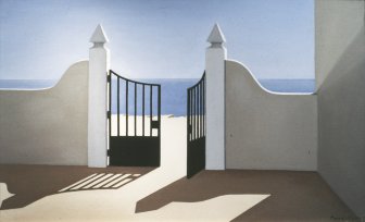 Muro com port&atilde;o