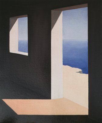 Interior com mar