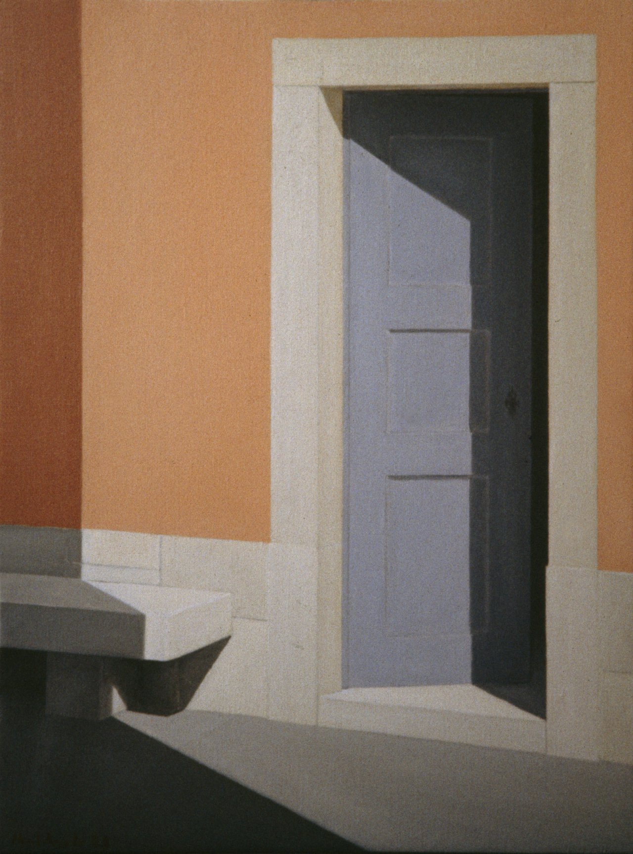 Porta com banco de pedra II