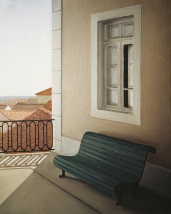 [Corner with Stone Bench]