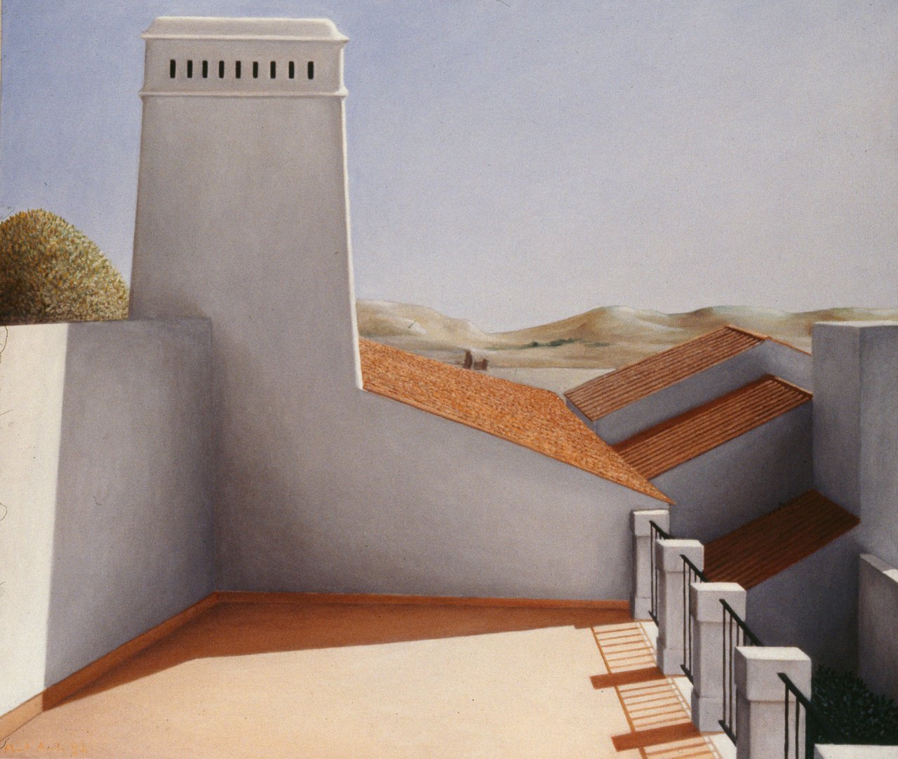 Terra&ccedil;o com chamin&eacute;