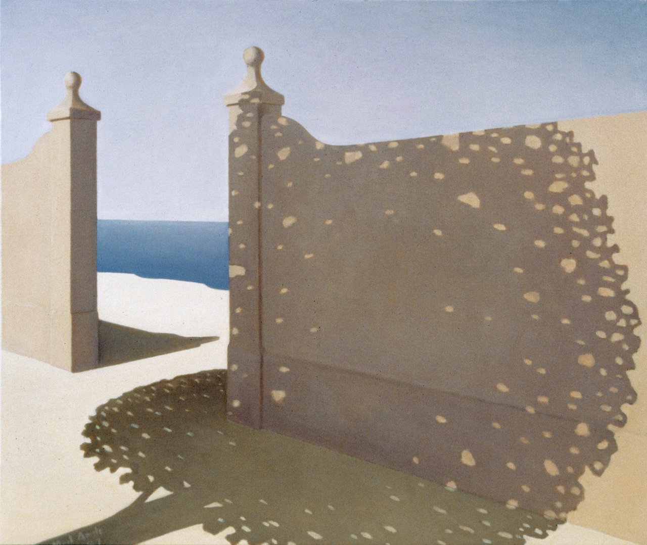 Muro com sombras