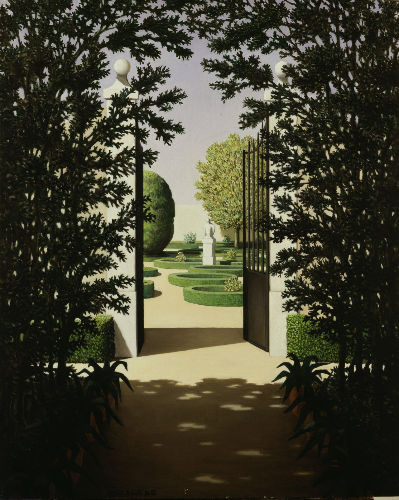 O port&atilde;o do jardim