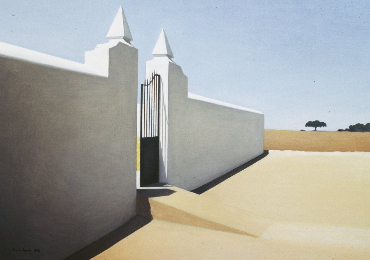 O novo port&atilde;o do cemit&eacute;rio