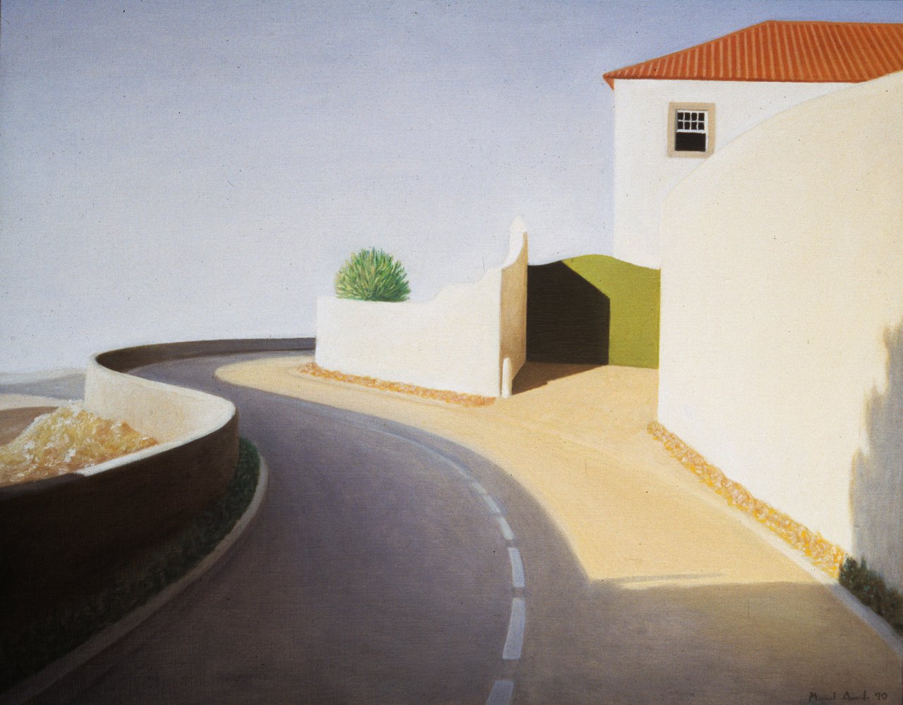 Casa na curva da estrada