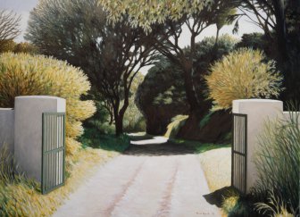 [Path with Gate]