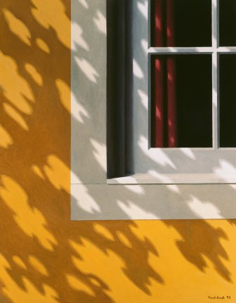 [Window with Red Curtain]
